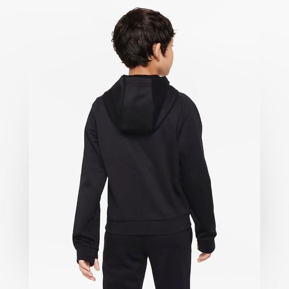 Nike Multi Big Kids' Therma-FIT Pullover Hoodie | Color: Black/White | NEW/NWT - Picture 2 of 10